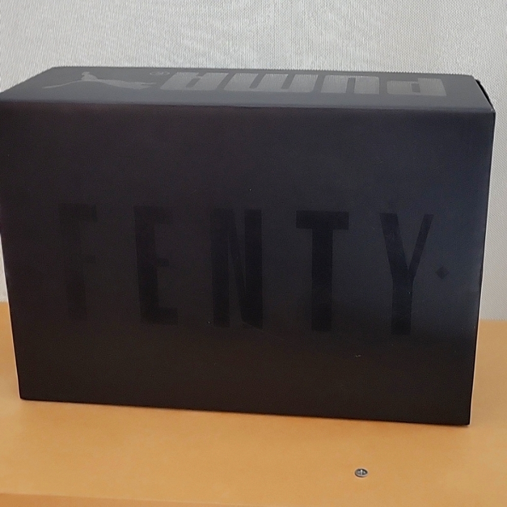SOLD      FENTY CREEPERS Suede Oatmeal RARE NWT original box and velvet dustbag.